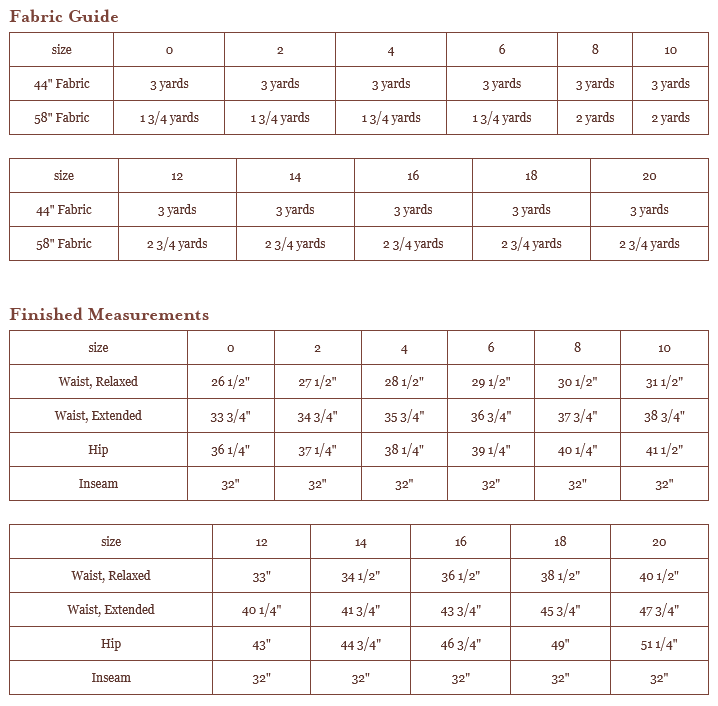 Default Peckham Trousers - Liesl & Co. - Sizes 0-20