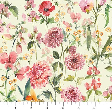 Default Pink Flowers on Green - Blooming Memories - FIGO