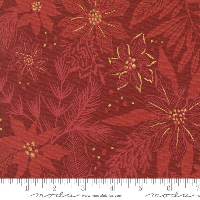 Default Poinsettia in Crimson Metallic - Old World Yuletide