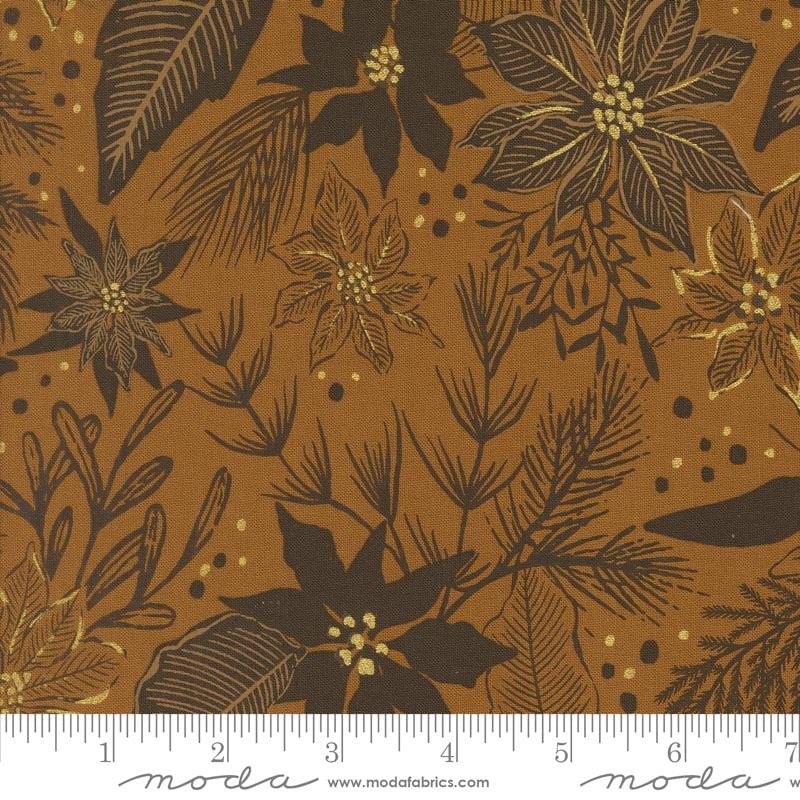 Default Poinsettia in Sienna Metallic - Old World Yuletide