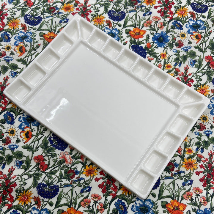 Porcelain Palette - Rectangle, 18 Wells