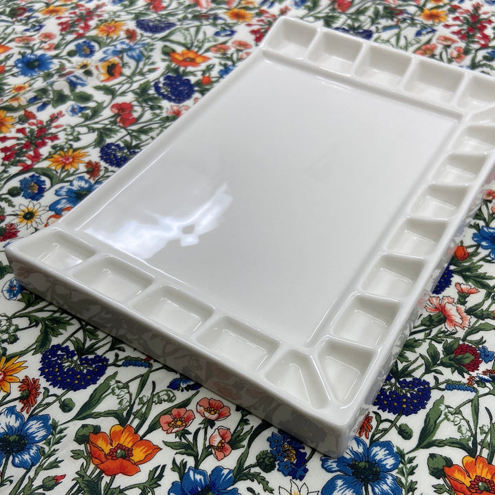 Porcelain Palette - Rectangle, 18 Wells