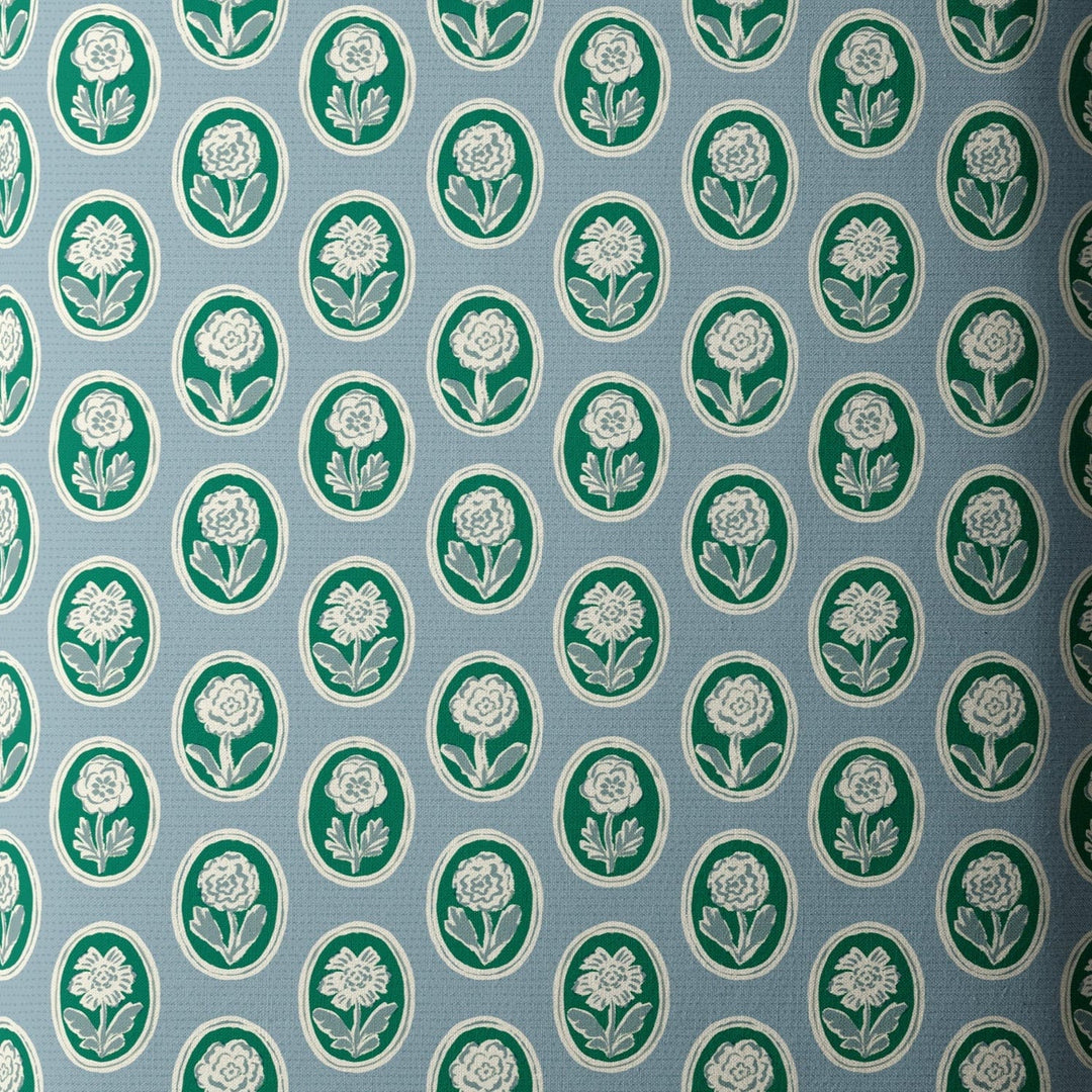 Default Pressed Flowers in Blue/Green - Happy Homestead