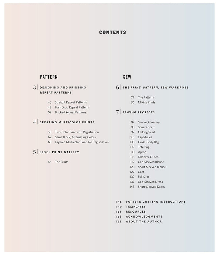 Print Pattern Sew by Jen Hewett