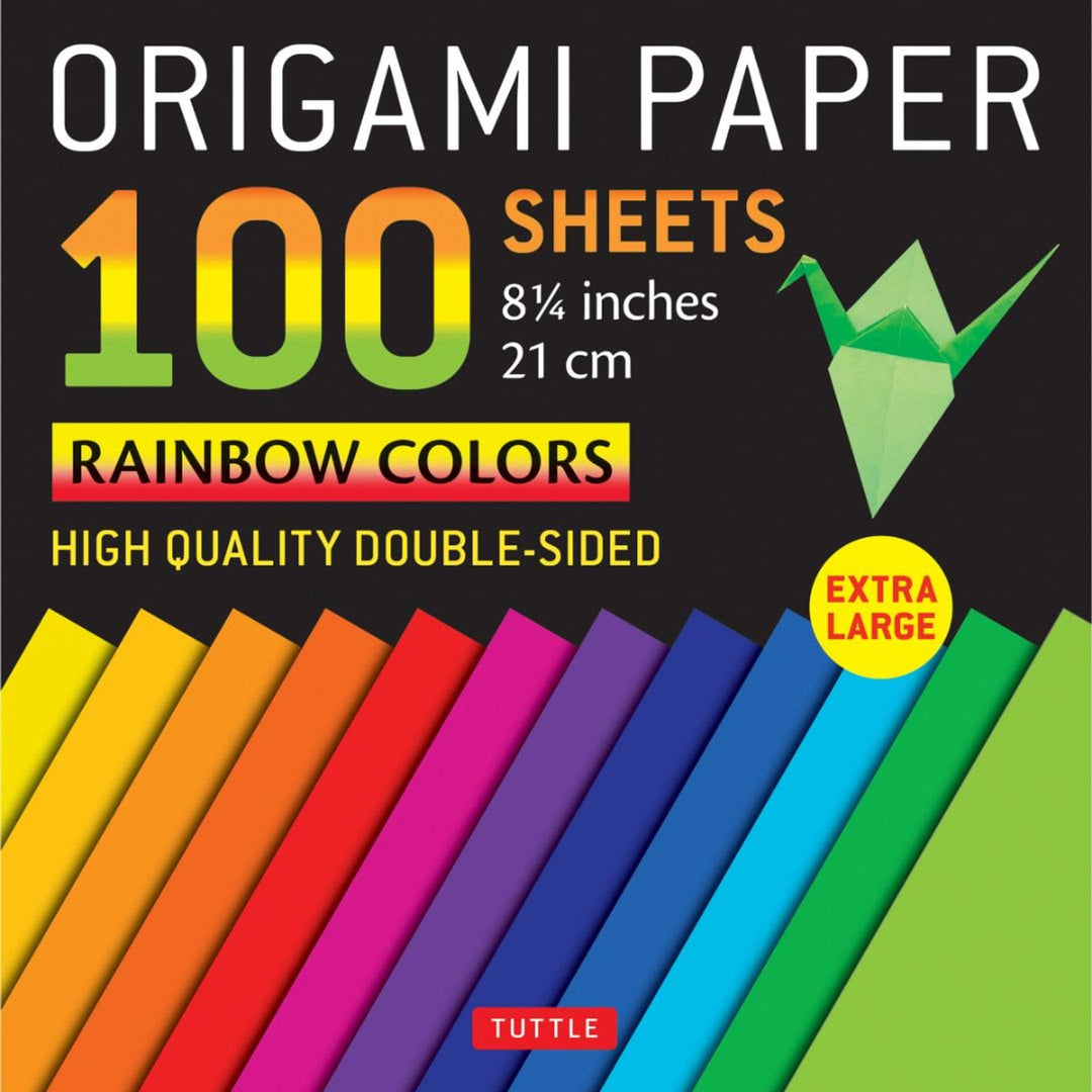 Default Rainbow Color Origami Paper - 8 1/4" Square - 100 Sheets