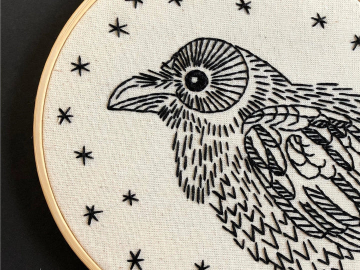 Default Raven Nevermore - Hook, Line & Tinker Embroidery Kit