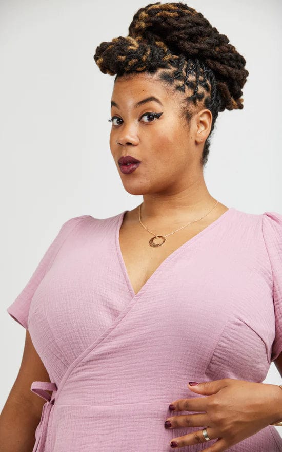 Roseclair Wrap Dress Sizes 0-32 - Cashmerette