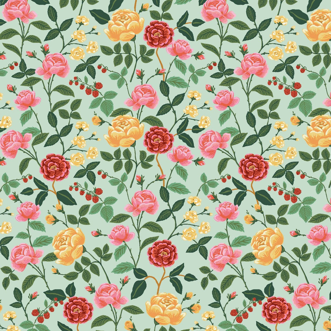 Default Roses in Mint - English Rose - Rifle Paper Co.