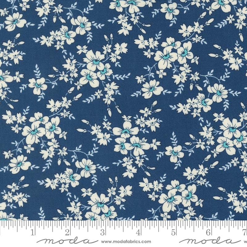 Default Roundtop Floral in Indigo - Time and Again