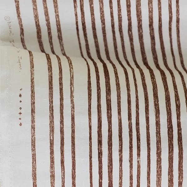 Default SAAAA SAAA in B - nani IRO - Organic Double Gauze - Brown on Cream 2024