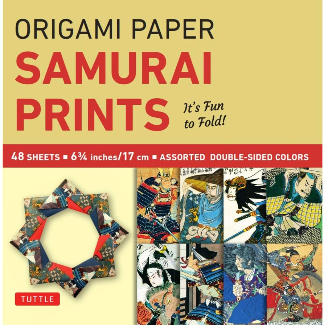Default Samaurai Print Origami Paper - 6 3/4" Square - 48 Sheets