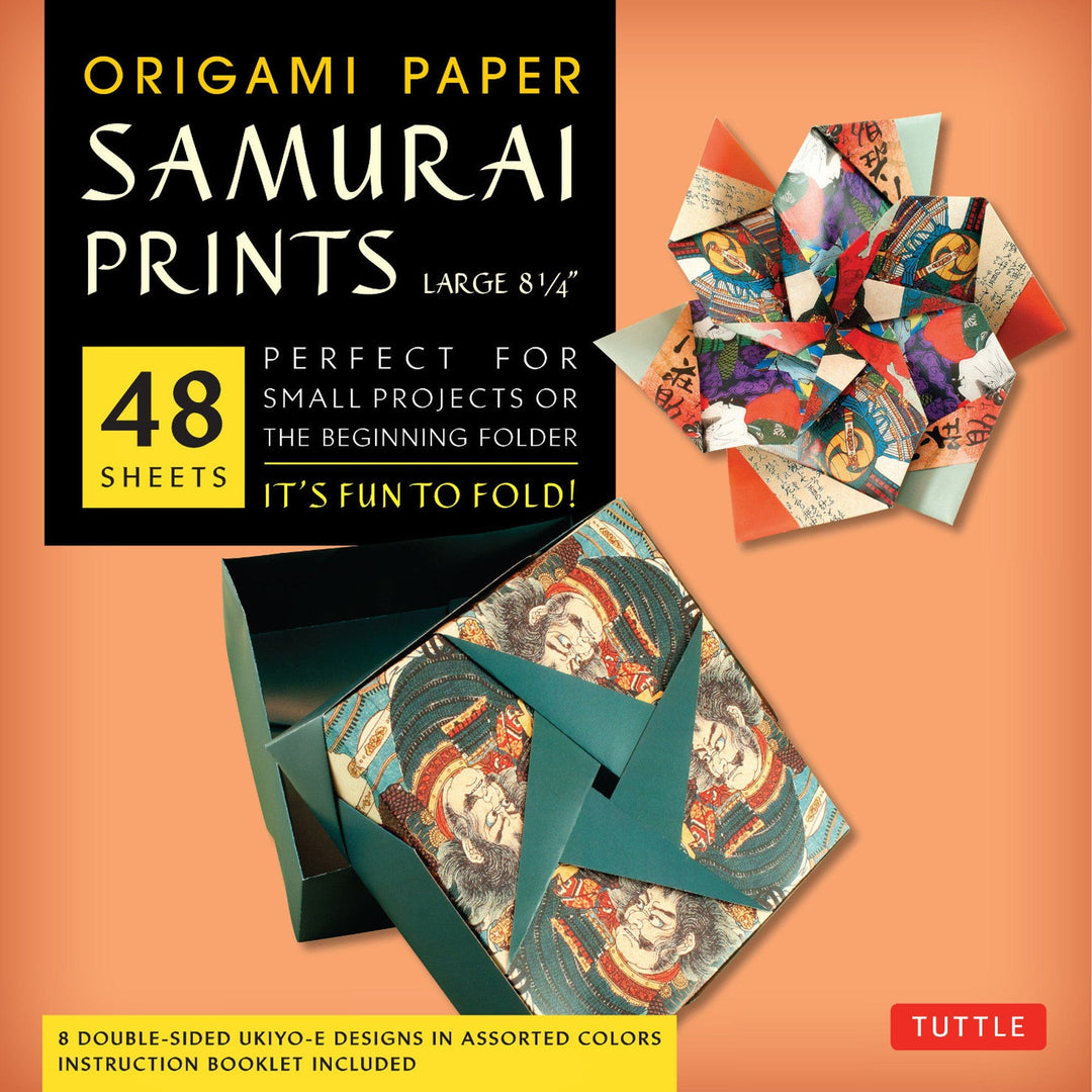 Default Samurai Print Origami Paper - 8 1/4" Square - 48 Sheets