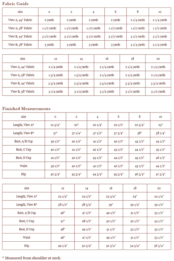 Default Santa Rosa Top & Dress - Liesl & Co. - Sizes  0-20
