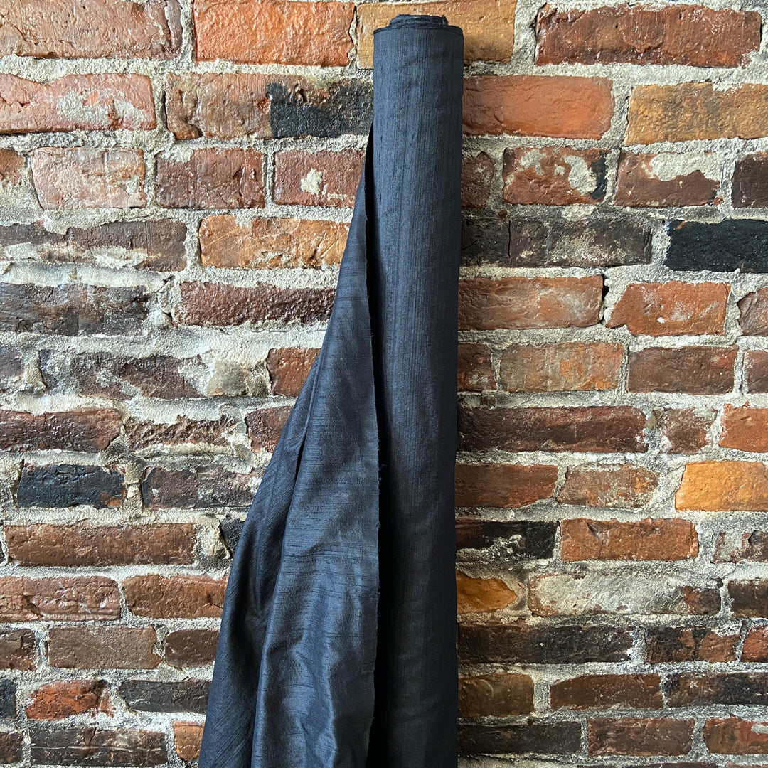 Shoreline Silk in Black - 44"/45" Wide