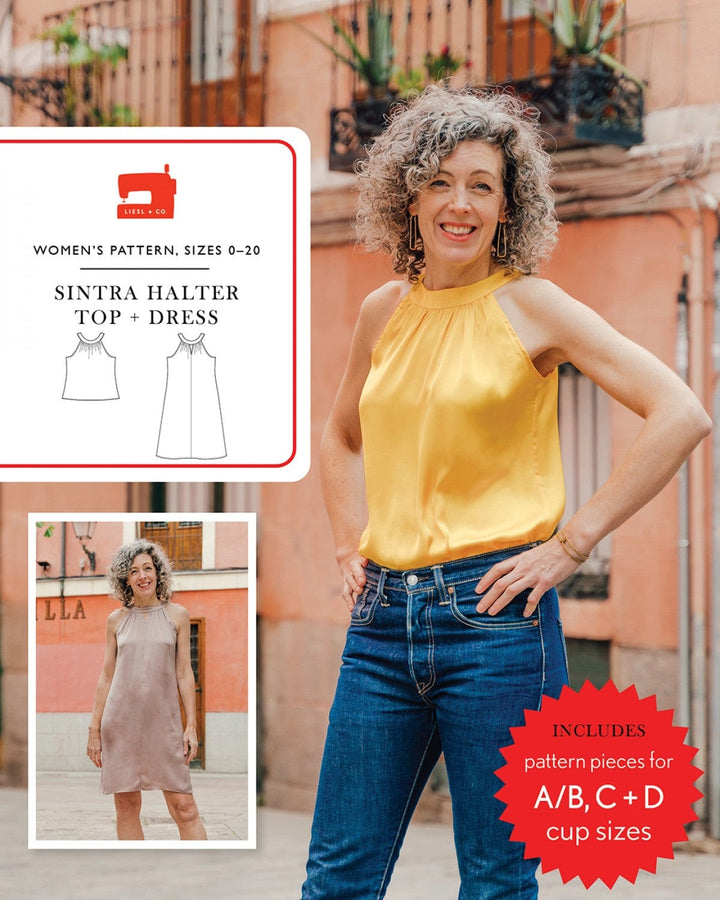 Default Sintra Halter Top + Dress - Liesl & Co. - Sizes 0-20