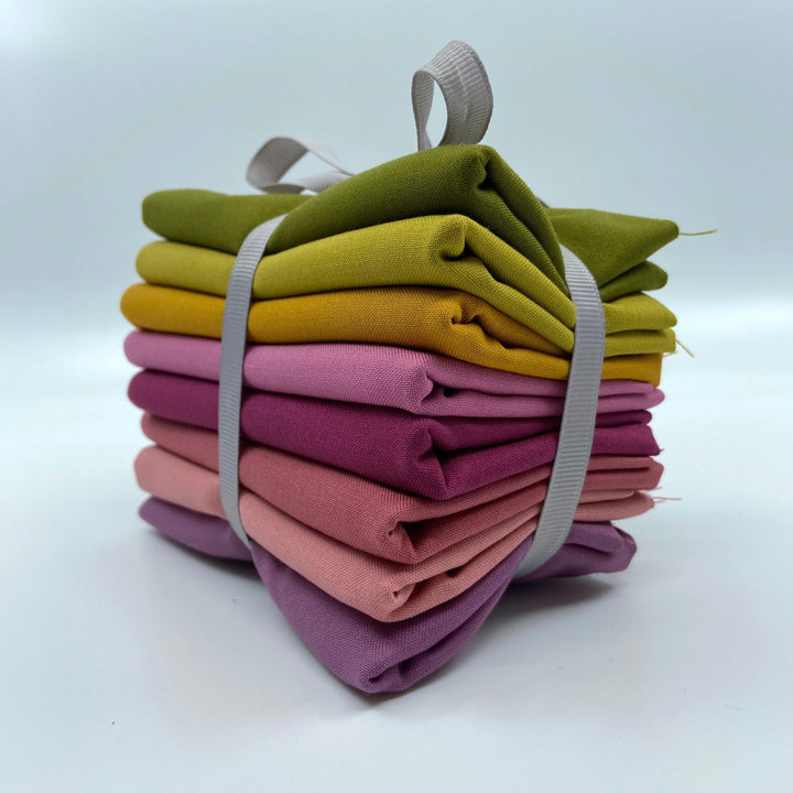 Default Solid FQ Bundle - Trillium - 8 fat quaters