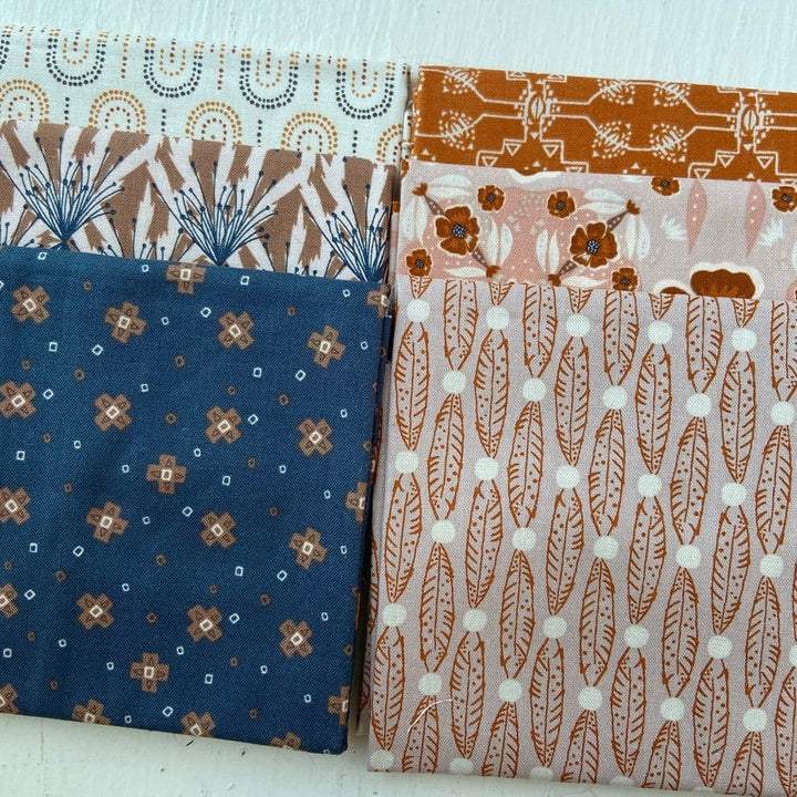 South Sister in Clay Colorway - Ash Cascade - Fat Quarter Bundle