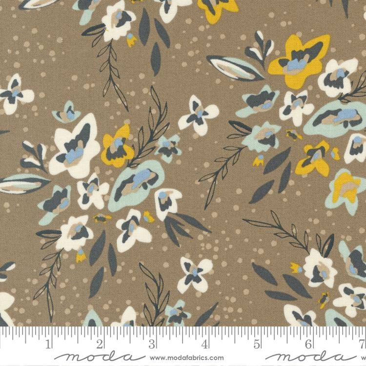 Spray & Sprig in Saddle - Dawn on the Prairie - MODA