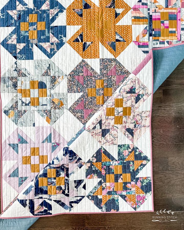 Default Spring Garden Quilt Pattern - Running Stitch Quilts