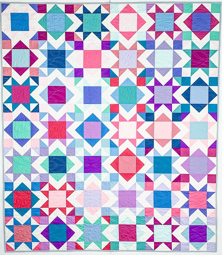 Square Burst Quilt Pattern - Running Stitch Quilts