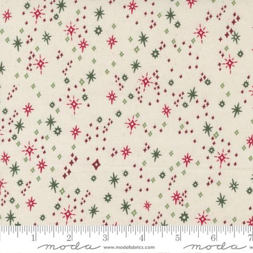 Starry Snowfall in Snow - Good News Great Joy - MODA
