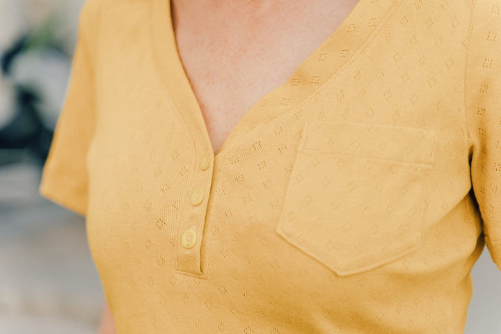 Default Strasbourg Henley Bodysuit + Top - Liesl & Co. - Sizes XXS-XXL