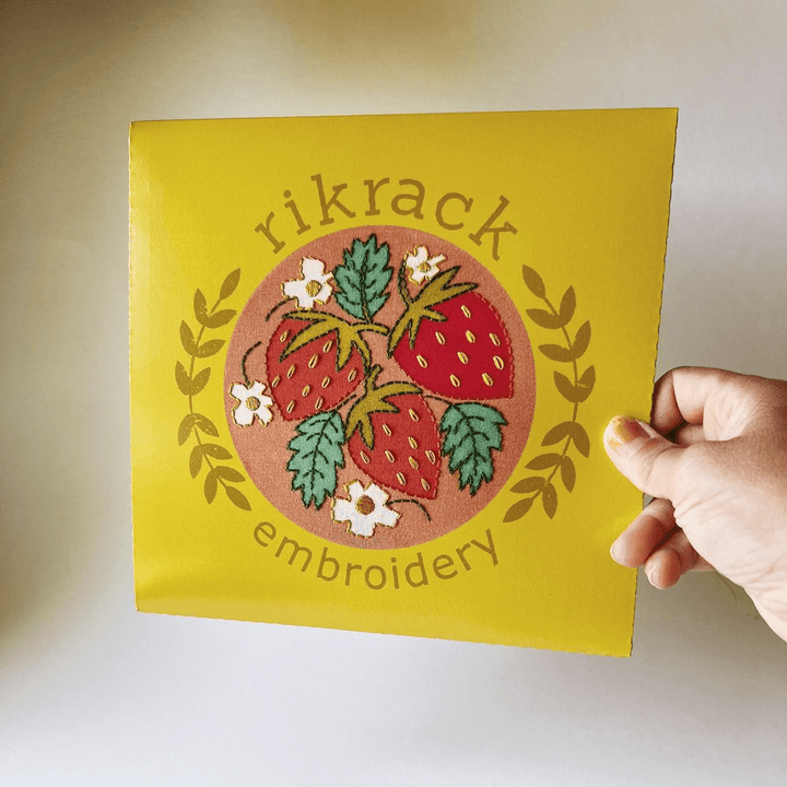 Strawberries - Embroidery Kit - Rikrack