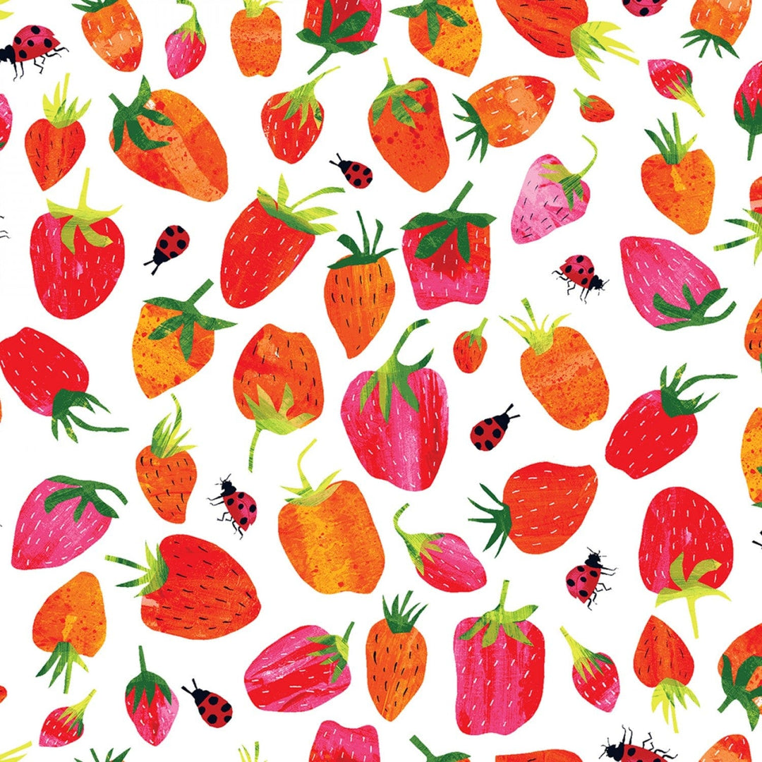 Default Strawberries on White - Summer Splash