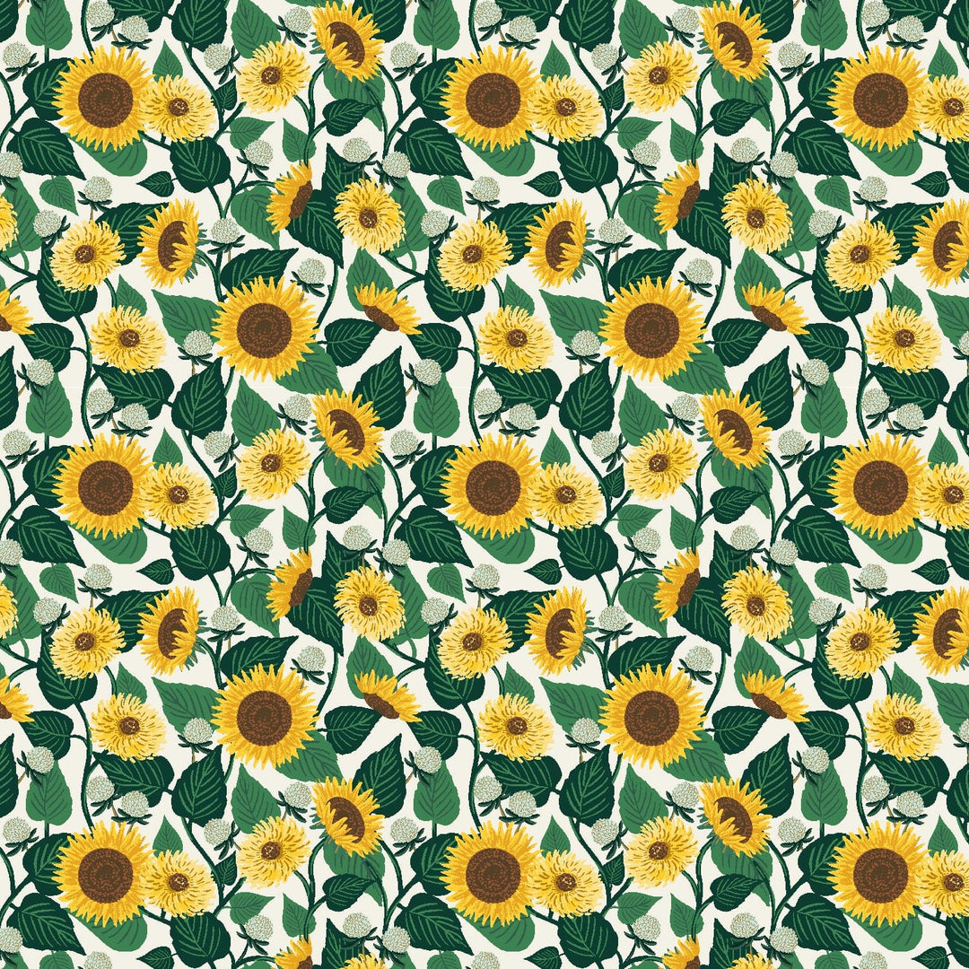 Default Sunflower Fields in Cream - Curio - Rifle Paper Co.