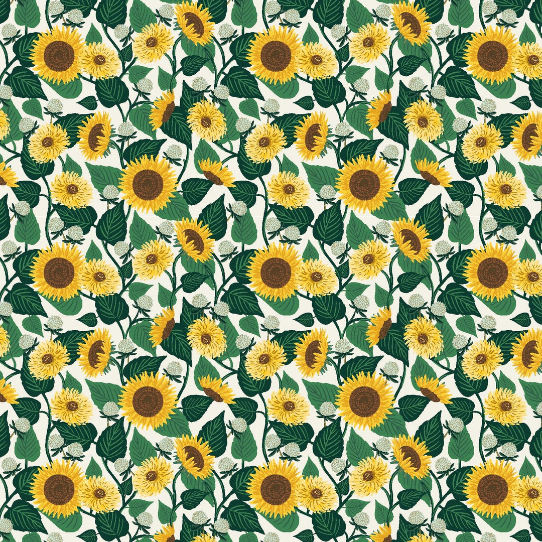 Default Sunflower Fields in Cream - Curio - Rifle Paper Co.