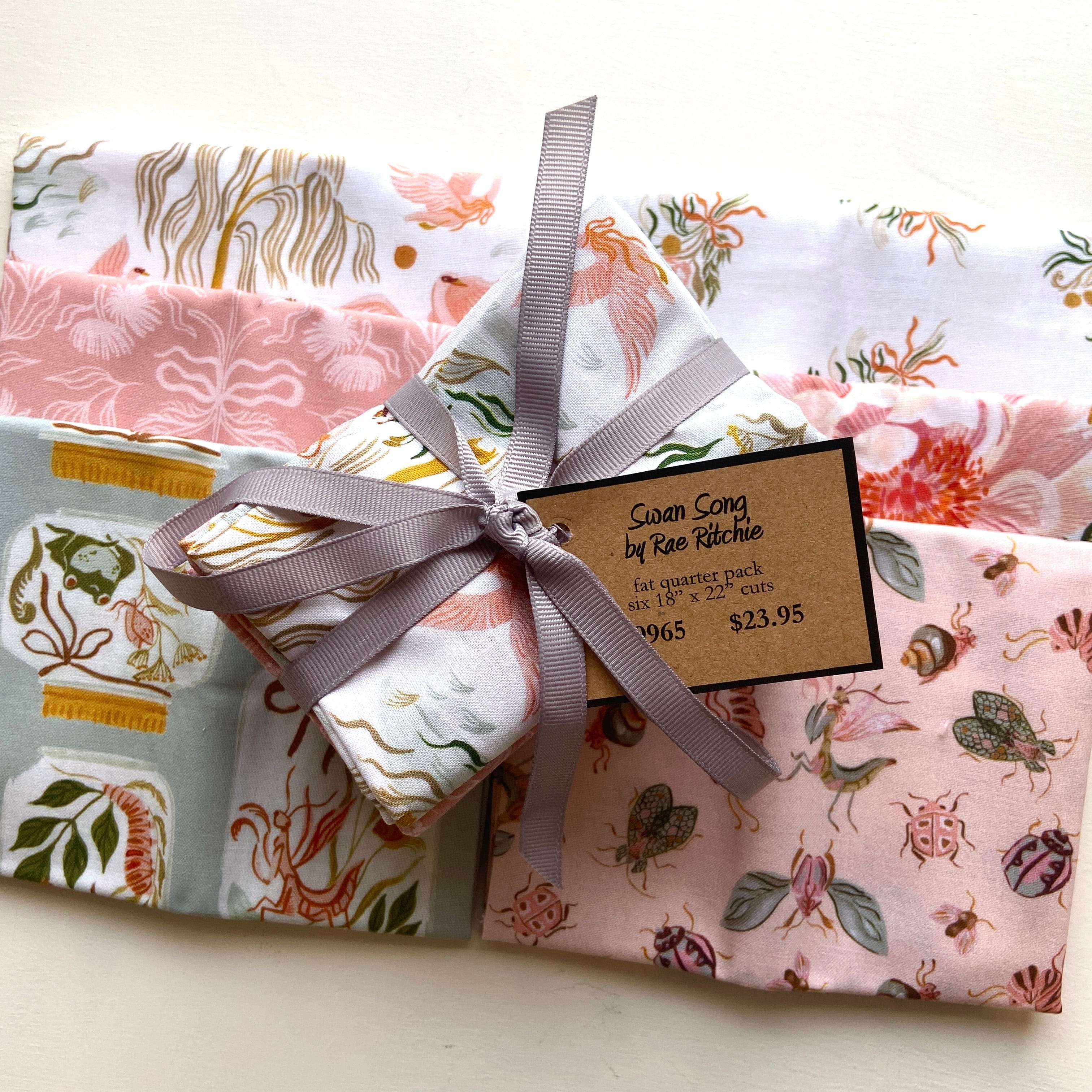 Swan Song Bundle - 6 FQ - Rae Ritchie – Fiddlehead Artisan Supply