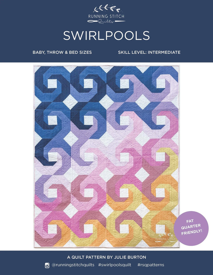 Default Swirlpools Quilt Pattern - Running Stitch Quilts