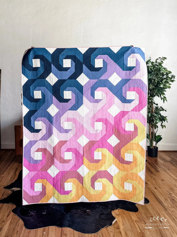 Default Swirlpools Quilt Pattern - Running Stitch Quilts