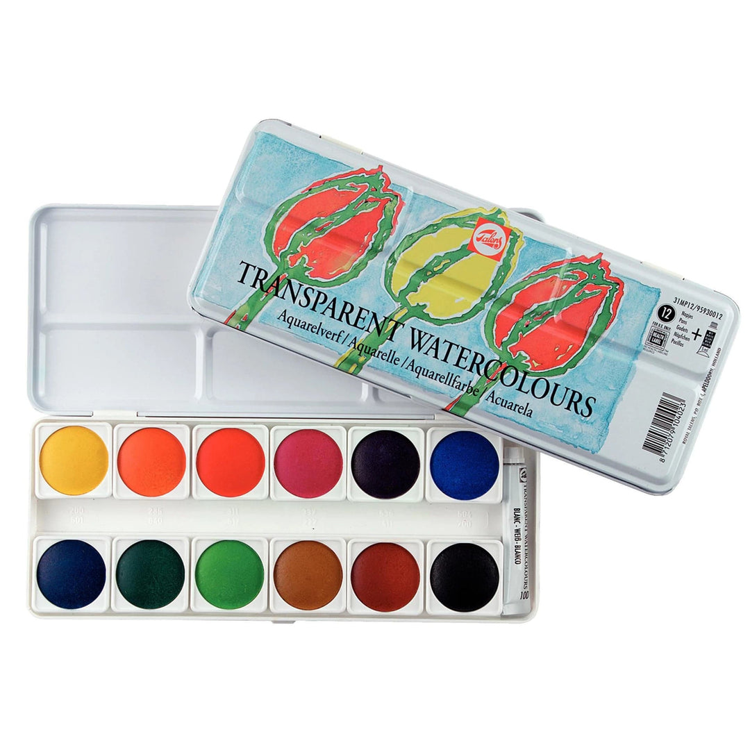 Default Talens Transparent Watercolor Set of 12