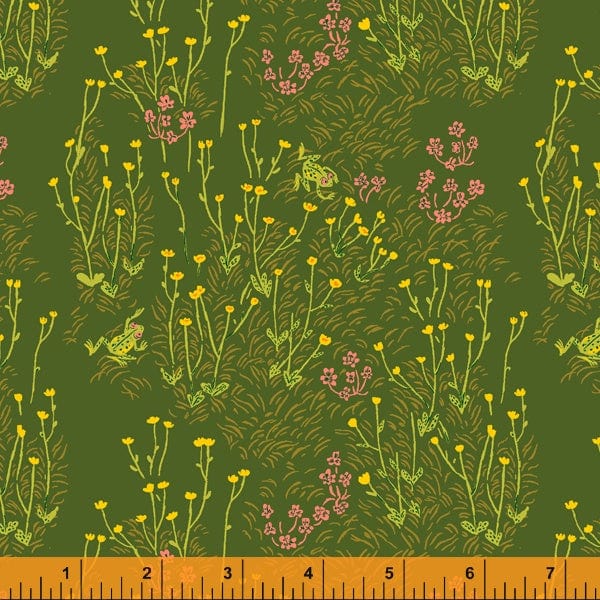 Tall Buttercups in Pond Green - West Hill - Heather Ross