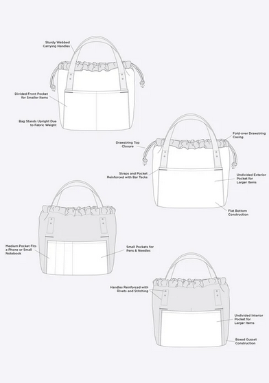 Default Town Bag - Grainline Studio