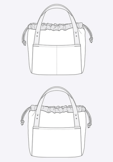 Default Town Bag - Grainline Studio