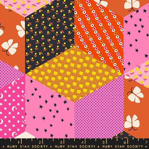 Default Tumbling Blocks in Lucky Pink - Ooh Lucky Lucky - RSS