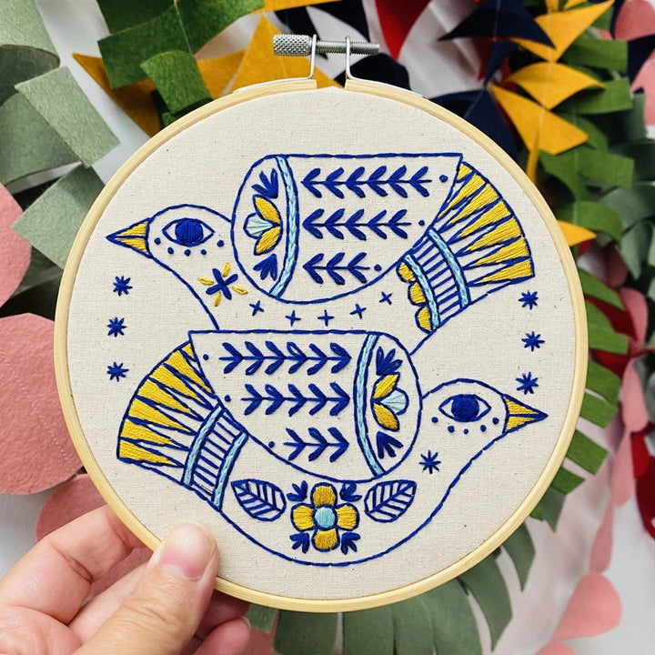 Default Turtledoves - Hook, Line & Tinker Embroidery Kit