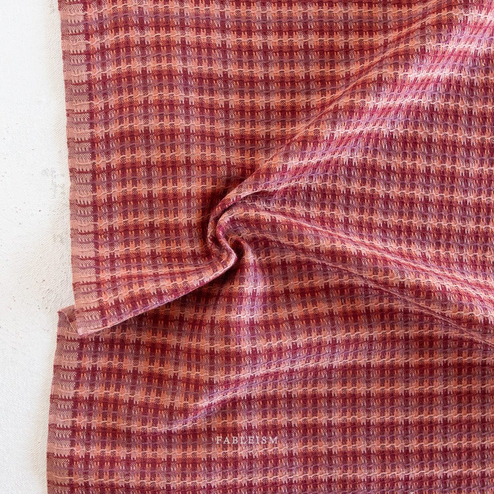 Default Tweed Weave in Rosebud - Golden Hour - Fableism