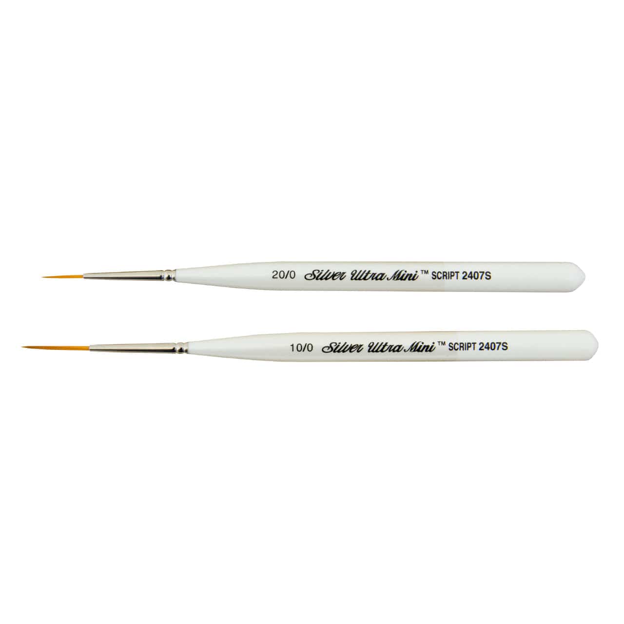 Ultra Mini® Script Liner 10/0 Short Handled Brush – Fiddlehead Artisan ...