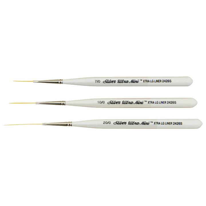 Ultra Mini® Xtra Long Liner Short Handled Brushes