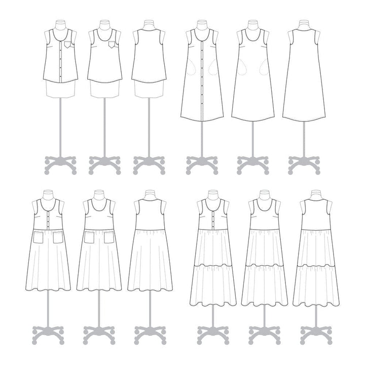 Verano Tank - Christine Haynes - Sizes XS to 4X