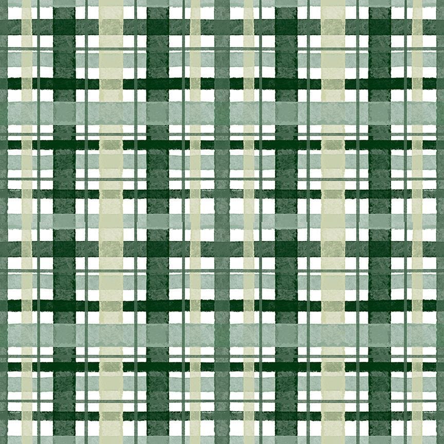 Water Plaid in White - Best in Snow - Dear Stella