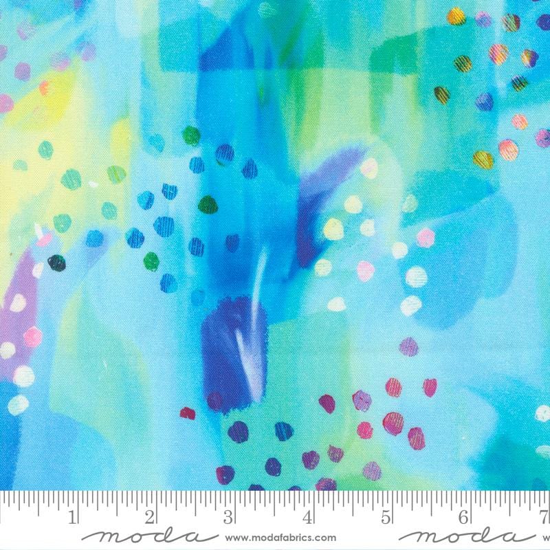 Default Watercolor Collage in Turquoise - Gradients Auras