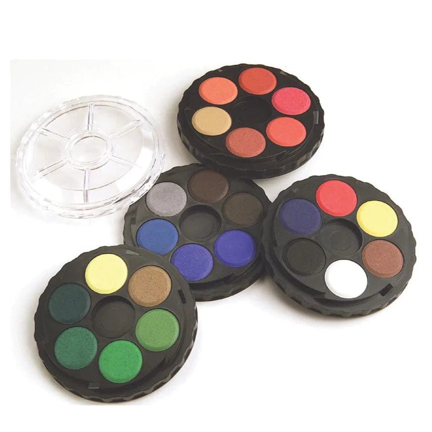 Default Watercolor Wheel 24 Colors Paints