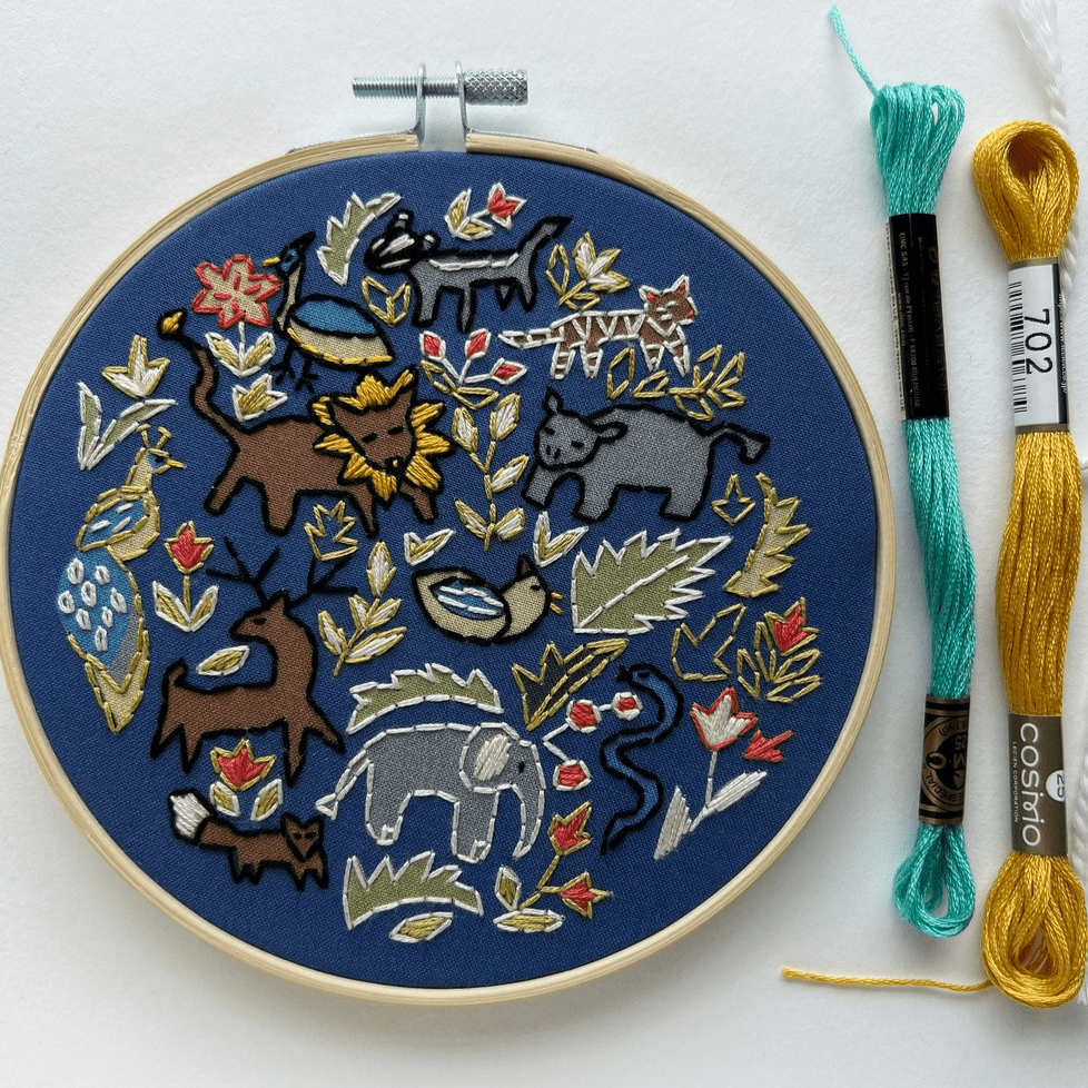 Wildlife - Embroidery Kit - Rikrack