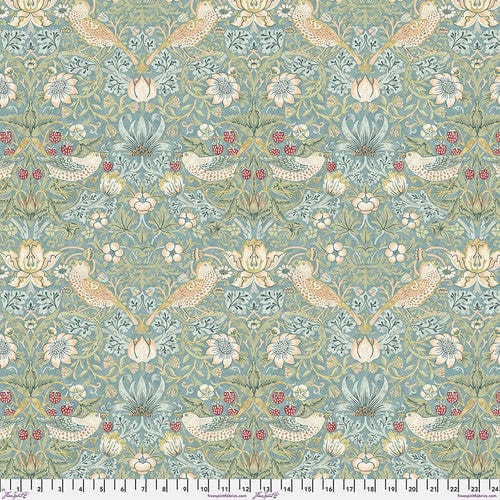 Default William Morris by Freespirit Strawberry Thief Aqua