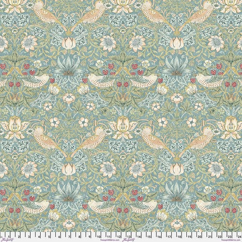 Default William Morris by Freespirit Strawberry Thief Aqua