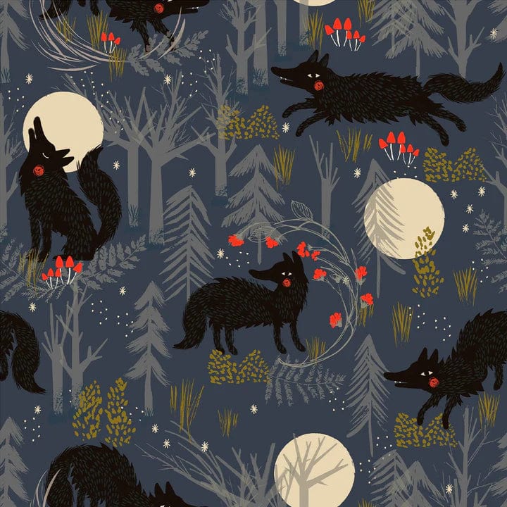 Wolves in Slate - Forest Whispers by Helen Black - Dashwood Studio